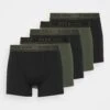 Pier One 5 Pack - Underbukse -Black/Khaki