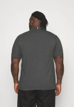 Pier One Tricolore Trim- Poloskjorter - Dark Grey -Pier One 062e836664d44c378693dbb881910750