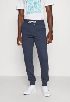 Pier One 3 Pack - Joggebukse - Mottled Light Grey/Mottled Dark Blue/Black -Pier One 1380a3a400c6490591883e6680691e6c