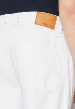 Pier One Jeans Relaxed Fit - White -Pier One 15774f17eb674fa799cc0b0cc36db0c9