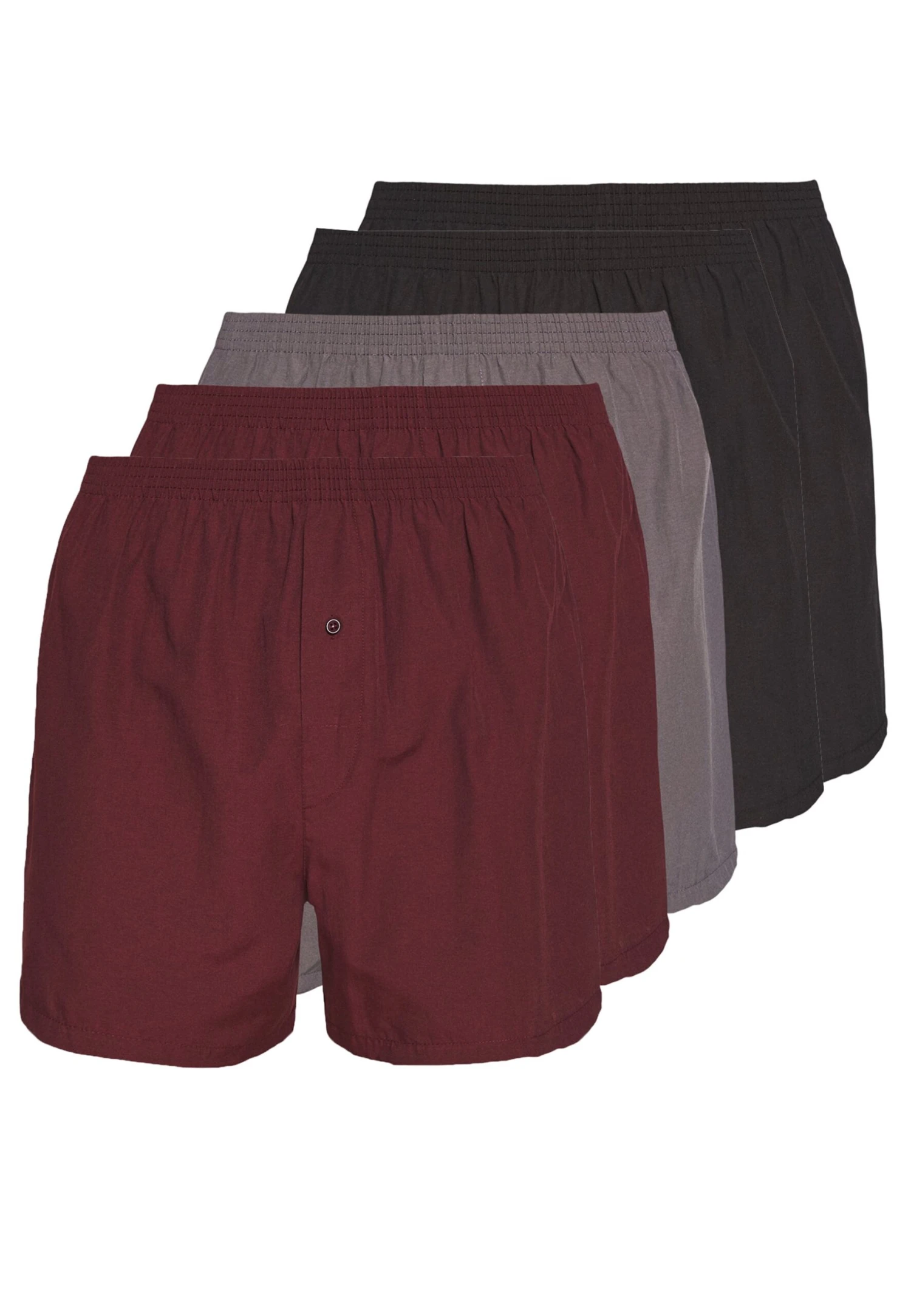 Pier One 5 Pack - Boxershorts - Black/Grey/Red 8 Pier One 5 Pack - Boxershorts - Black/Grey/Red - Bilde 6