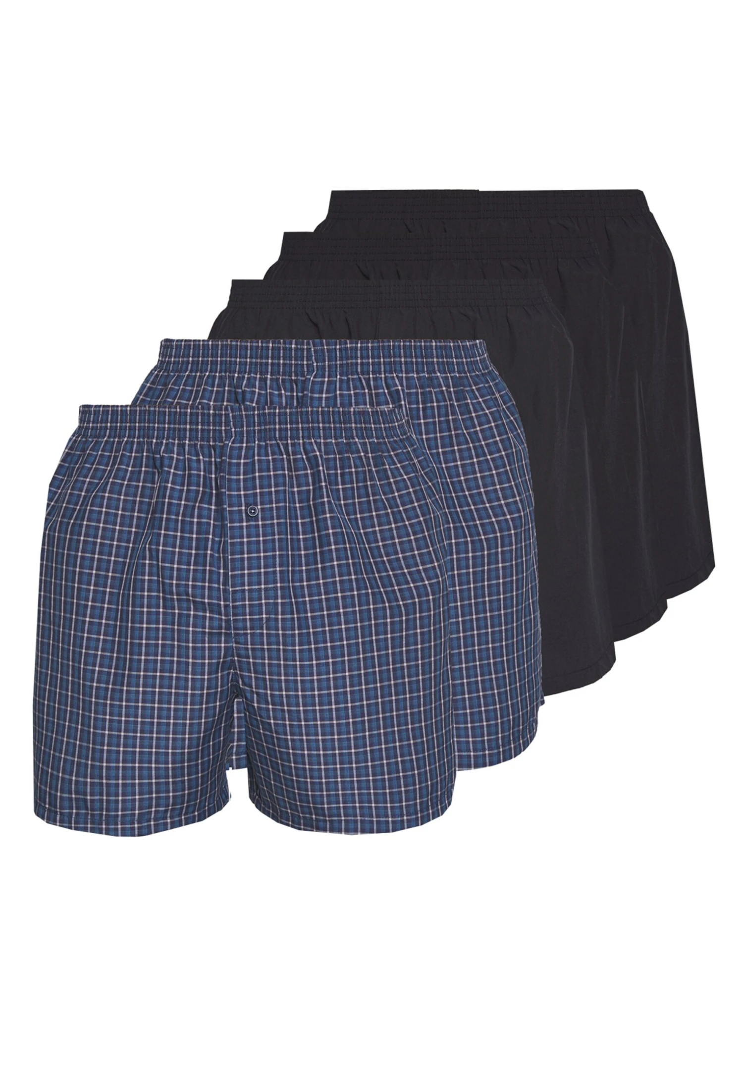 Pier One 5 Pack - Boxershorts - Dark Blue/Blue 7 Pier One 5 Pack - Boxershorts - Dark Blue/Blue - Bilde 5