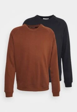 Pier One 2 Pack - Sweatshirt - Light Brown/Black -Pier One 20d5af7a1f2e420f88b4b487587cb91c
