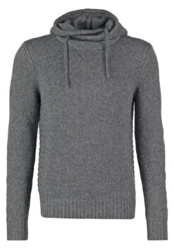 Pier One Hoodie - Dark Grey Melange -Pier One 2af312661e0e42778e45096e6e3f8763