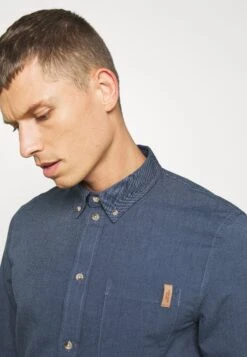 Pier One Skjorte - Dark Blue -Pier One 2f8c1b56f1964030b64778afc5445e72