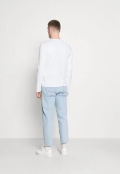 Pier One 5 Pack - Topper Langermet - White/Dark Blu/Grey -Pier One 501e285d599547fa8b3d97a7168757c4