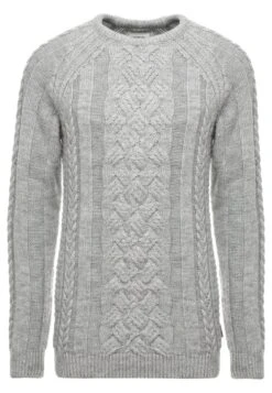 Pier One Strikkegenser - Mottled Light Grey -Pier One 52624a1443ba444ea8b4ca3b0ee16529