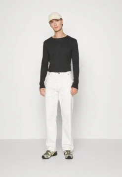 Pier One 2 Pack - Topper Langermet - Black/Khaki