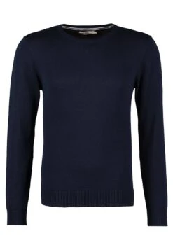 Pier One Basic Crewneck - Strikkegenser - Dark Blue -Pier One 559fd963f3bf4be6abe2b2155cf5f818