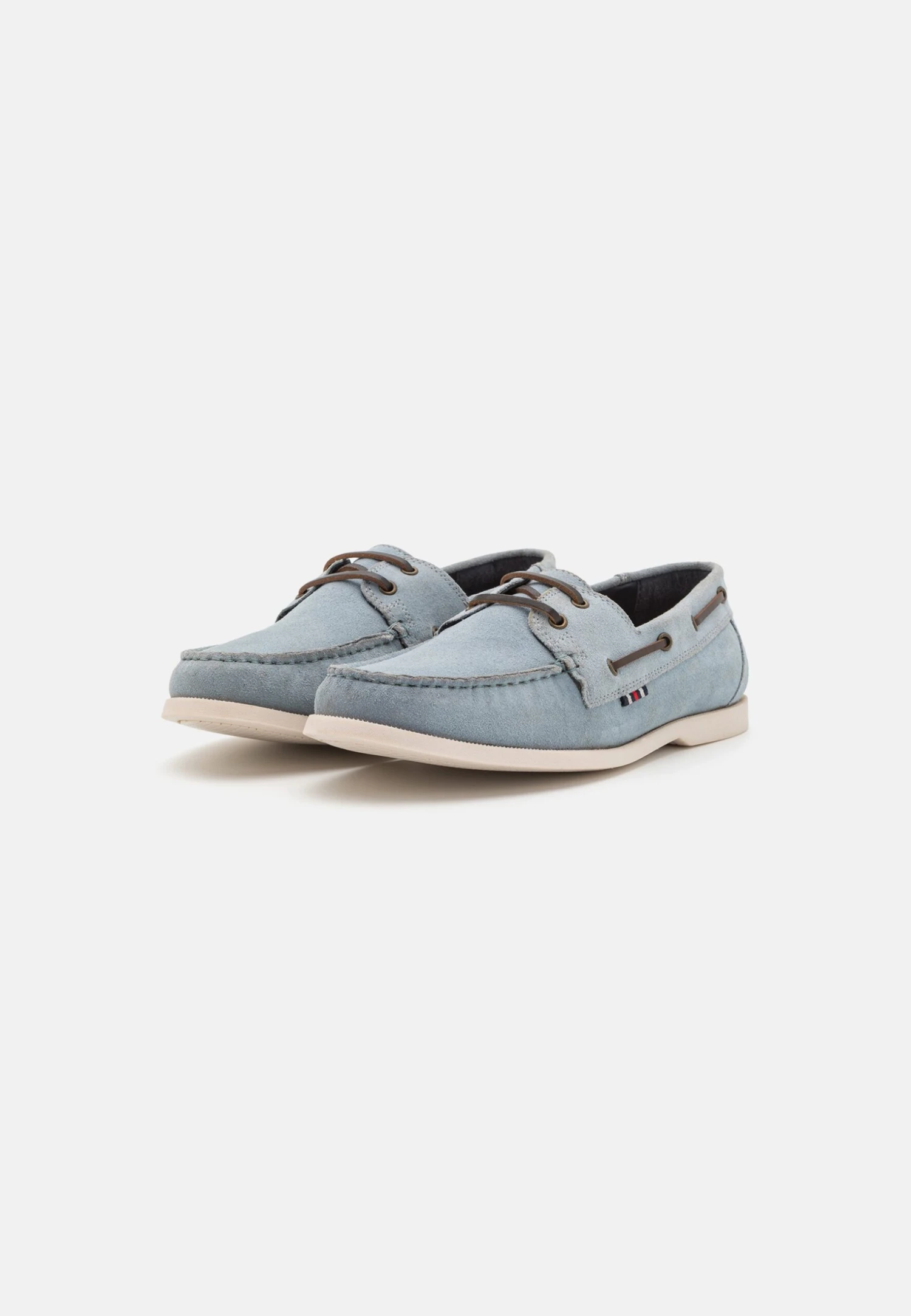 Pier One Leather Unisex - Båtsko - Light Blue 4 Pier One Leather Unisex - Båtsko - Light Blue - Bilde 2