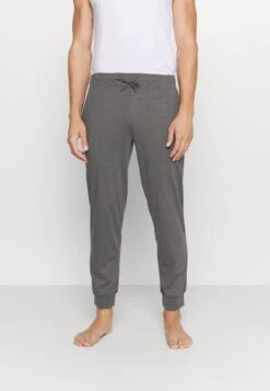 Pier One 2 Pack - Pyjamasbukse - Mottled Dark Grey/Mottled Grey -Pier One 69dd70645641479d8ae1a7c0d34cb280
