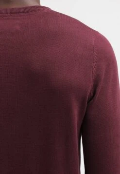 Pier One Basic Crewneck - Strikkegenser - Bordeaux -Pier One 72a7a328184e47ac946a1a6f2ee77cd7