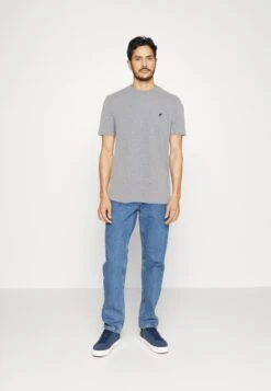 Pier One 3 Pack - T-Shirts - Mottled Light Grey/Pink/Black