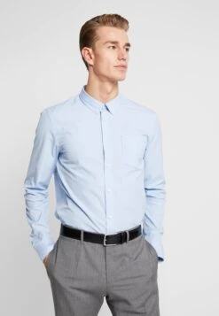 Pier One 2 Pack - Finskjorte - White/Light Blue -Pier One 96b0128033f34d6490ff7a8a5dc8421e