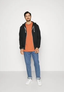 Pier One 2 Pack - Sweatjakke - Black/Mottled Light Grey