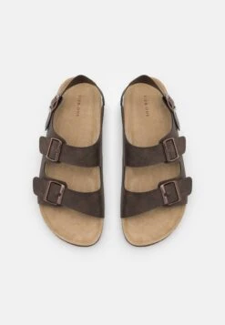 Pier One Unisex - Sandaler - Dark Brown -Pier One a689817c07e34f47aa63a98de89f094a