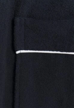 Pier One Badekåpe - Dark Blue/White -Pier One af5db020933b45ceb4cef8b9825af3a6