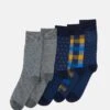 Pier One 5 Pack - Sokker - Yellow/Dark Blue/Grey 1 Pier One 5 Pack - Sokker - Yellow/Dark Blue/Grey -Pier One b007253874864f13810eb266ab954999