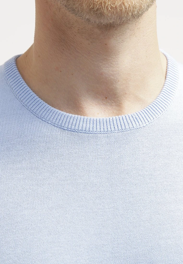 Pier One Basic Crewneck - Strikkegenser - Light Blue 7 Pier One Basic Crewneck - Strikkegenser - Light Blue - Bilde 5