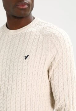 Pier One Strikkegenser - Off-White -Pier One ba1cc6145e0443099ea0edf38fe53ae1