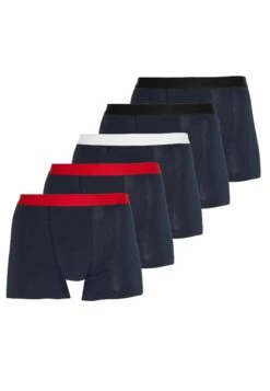 Pier One 5 Pack - Underbukse - Dark Blue/Red -Pier One ba6f2f15b66a486c8ed852722b2b6472