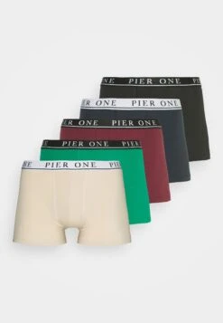 Pier One 5 Pack - Underbukse - Beige/Green/Bordeaux -Pier One bc7bad60932445cabd41ffd20695bb0b