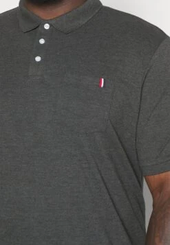Pier One Tricolore Trim- Poloskjorter - Dark Grey -Pier One d570541375134f839e88f1f4a3b399d4