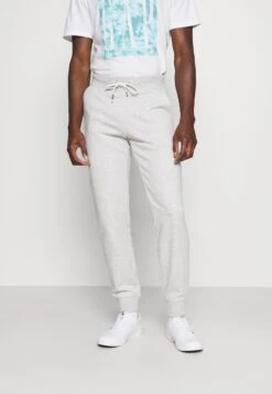 Pier One 3 Pack - Joggebukse - Mottled Light Grey/Mottled Dark Blue/Black -Pier One d679c40ba0d14e65a4301cbba3b7065f