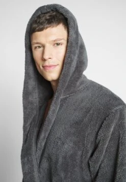 Pier One Badekåpe - Dark Gray -Pier One d8bc46bac8fa44929b190c5532f01c02