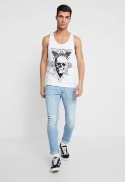 Pier One Skinny Fit - Jeans Skinny Fit - Bleached Denim -Pier One dccf3ea1ffc04b5da53ab80be41ae855