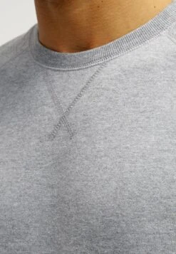 Pier One Sweatshirt - Mid Grey Melange -Pier One dd0d57d6d38c4e8e8ba8f643c1d2d4ab