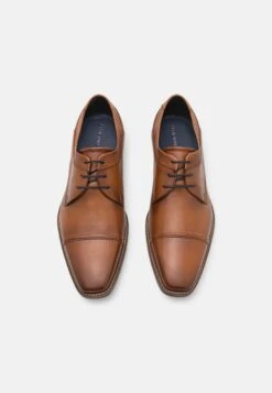 Pier One Leather - Snøresko - Cognac -Pier One e2dbcb0ec15140c684bc48bc4b08f9e5