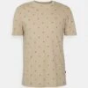 Pier One T-Shirts Med Print - Beige -Pier One e6befc18d15b45198cea2eb6b7c372cb