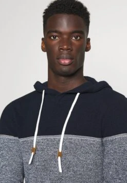 Pier One Hoodie - Dark Blue -Pier One eac18c23b43d4e8b864456de912f7c93