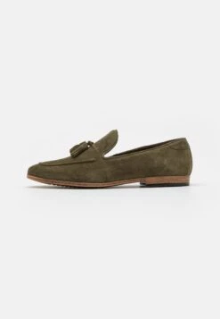 Pier One Leather - Slippers - Green