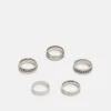 Pier One 5 Pack - Ring - Silver-Coloured -Pier One f9bb7c1be42845ce8ce1d97e3ef65d83